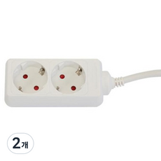 스마토 보급형 멀티탭 2구 NM2-05, 2개