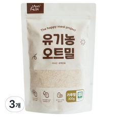 Jam Muk 嬰兒燕麥粉 中期, 3個, 300g