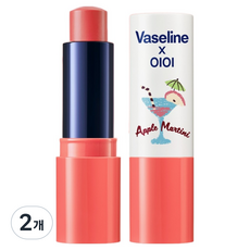 Vaseline 凡士林 護唇修護潤色護唇膏, 4.2g, 2個, 蘋果馬丁尼