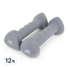 스포뱅크 뉴 해피핸드 네오프랜 아령, 1kg, 12개