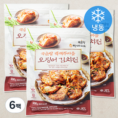 오프라이스 국순당 백세주마을 오징어 김치전 (냉동), 300g, 6팩