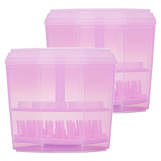 MINIMAXI 化妝刷具清洗桶, 粉紅色, 2個