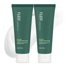 積雪草&蘆薈舒緩刮鬍膏, 100毫升, 2個