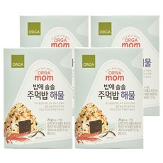 ORGA 孩童拌飯海苔香鬆, 海鮮口味, 28g, 4盒