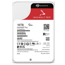씨게이트 IronWolf Pro HDD, 16384GB, ST16000NT001