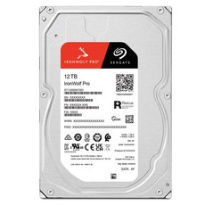 씨게이트 IronWolf Pro HDD, 12288GB, ST12000NT001