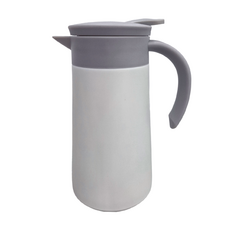 Caldo卡朵生活 輕巧簡約304不鏽鋼保溫壺 800ml, 白色 + 灰色, 1個