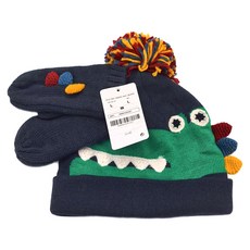 兒童保暖毛帽 + 手套 - 新款