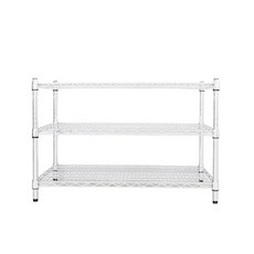 dayneeds 日需百備 荷重型 鎖管 鐵力士架/收納層架/展示架/層架/鐵架 1個, 3層, 電鍍