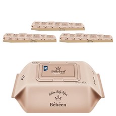 Bebeen Original Plus 濕紙巾 掀蓋式, 55gsm, 100張, 30包