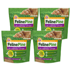 ARM&HAMMER FelinePine 凝結型天然高效吸水松木貓砂, 3.62kg, 4包
