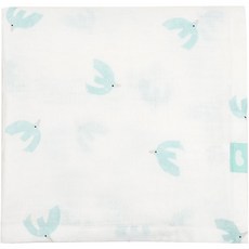 Bamboo bebe 印花薄紗被, Mint sky