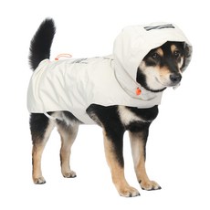 Mozpet 狗狗戶外雨衣, 米色, 1個