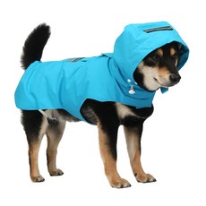 Modspet 狗狗戶外雨衣, 天藍色, 1個