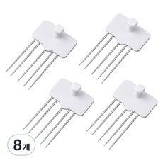 Cozywell壁紙針掛勾, 白色, 8個