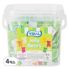 비달 곰 젤리 50개입, 1kg, 4박스