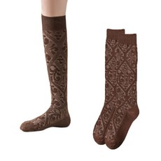 소니오 여성용 에스닉 패턴 니삭스 2족 세트