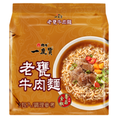 維力 一度贊 老甕牛肉麵 185g, 3包