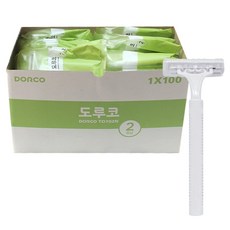 DORCO 多可樂客 一次性刮鬍刀 2層刀片 TD702N, 1個, 100件