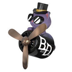 Belladox Air Wheel 車用芳香劑 BD-1 小偷貓 黑色 黑櫻桃, 1套, 水果/山茶