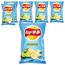 Lay's 樂事 青檸享清新味洋芋片, 59.5g, 6包