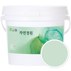 자연정원 친환경 셀프 벽지 규조토 황토 베란다 가구 결로방지 수성페인트, BR029라이트그린, 5kg, 1개