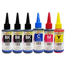 NEXTPAGE 台灣榮工 Brother 全系列 Dye Ink 可填充染料墨水瓶6件組 100ml, 黑色 + 彩色, 1組
