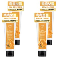 plu 柔軟臉部磨砂膏 蜂蜜與糖, 100g, 4個