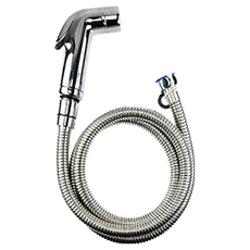 生活主管 守護蜜桃清洗器, 雙扣高壓軟管，管長120cm, 1131J, 1條