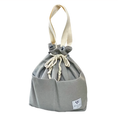 MASIONS 美心 頂級多功能牛津布保溫袋/便當袋提袋 3L, 北歐灰, 1個