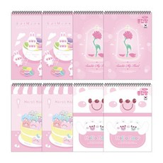 PENPIA 女童印花素描本, 隨機出貨, 8本