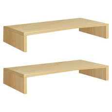 BangJiaShi 幫家適 螢幕增高架, 淺胡桃, 2個