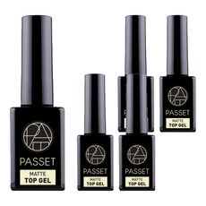 Facet 啞光指甲頂部凝膠, 透明色, 5個, 10ml