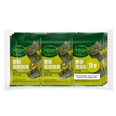 비비고 올리브 돌김, 9개, 4g