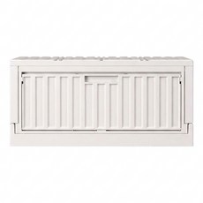 SHUTER 樹德 Livinbox 直接拿貨櫃箱 工業風貨櫃造型 側開門片設計 邊桌立櫃穿鞋椅 靈活空間收納術, 白色, 1個