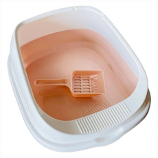 高精寵物 半封閉貓砂盆, 1個, 粉色