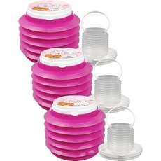 ibis 伸縮洗筆水桶組 3入, 粉色(12072)