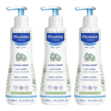mustela 慕之恬廊 慕之幼 爽身潤膚乳, 300ml, 3瓶