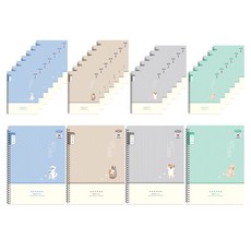 PENPIA 2000小學3-6閱讀紀錄彈簧筆記本, 30個, 隨機出貨