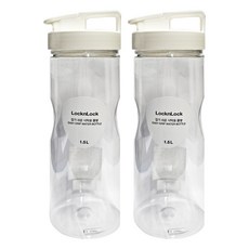 LocknLock 樂扣樂扣 PET冷水壺, 白色, 1.5L, 2個