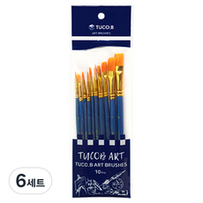 TUCO.B 美術畫筆10件組, 6套