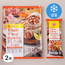 오뚜기 리얼 통밀브리또 미트칠리 (냉동), 125g, 4개입, 2개