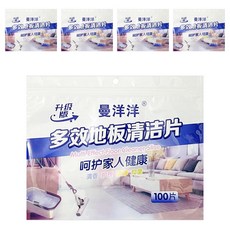 多效地板清潔片 綠色100片裝 10.8 x 7cm 適用於各類地板, 5包