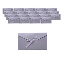 Maket Gamseong 緞帶素色信封, 灰色, 20個