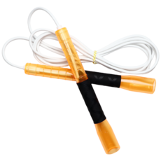 JFROPE Twinkle Hurricane 高速跳繩, 橘色 + 白色繩, 1個