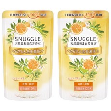 Snuggle 熊寶貝 護衣芳香豆-青檸甜橙(補充)300ML-12'S, 2個, 300ml