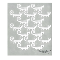 e.spongewipe 環保萬用擦拭布, 德國製, 木漿纖維70%&棉花30%, 隔熱墊, 貓咪 灰色, 1個