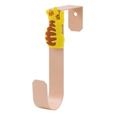 可愛小貓簡約門後掛鈎, 多色系 鐵+塑膠掛勾/門把, 6款貓咪, 6個