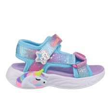 Skechers 女童心形輕便涼鞋運動鞋 SK0GS22M012