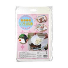 日本ECHO 軟性砧板 - 3入 聚乙烯材質 耐熱70℃ 可切水果/熟食/蔬菜, 白色, 1組